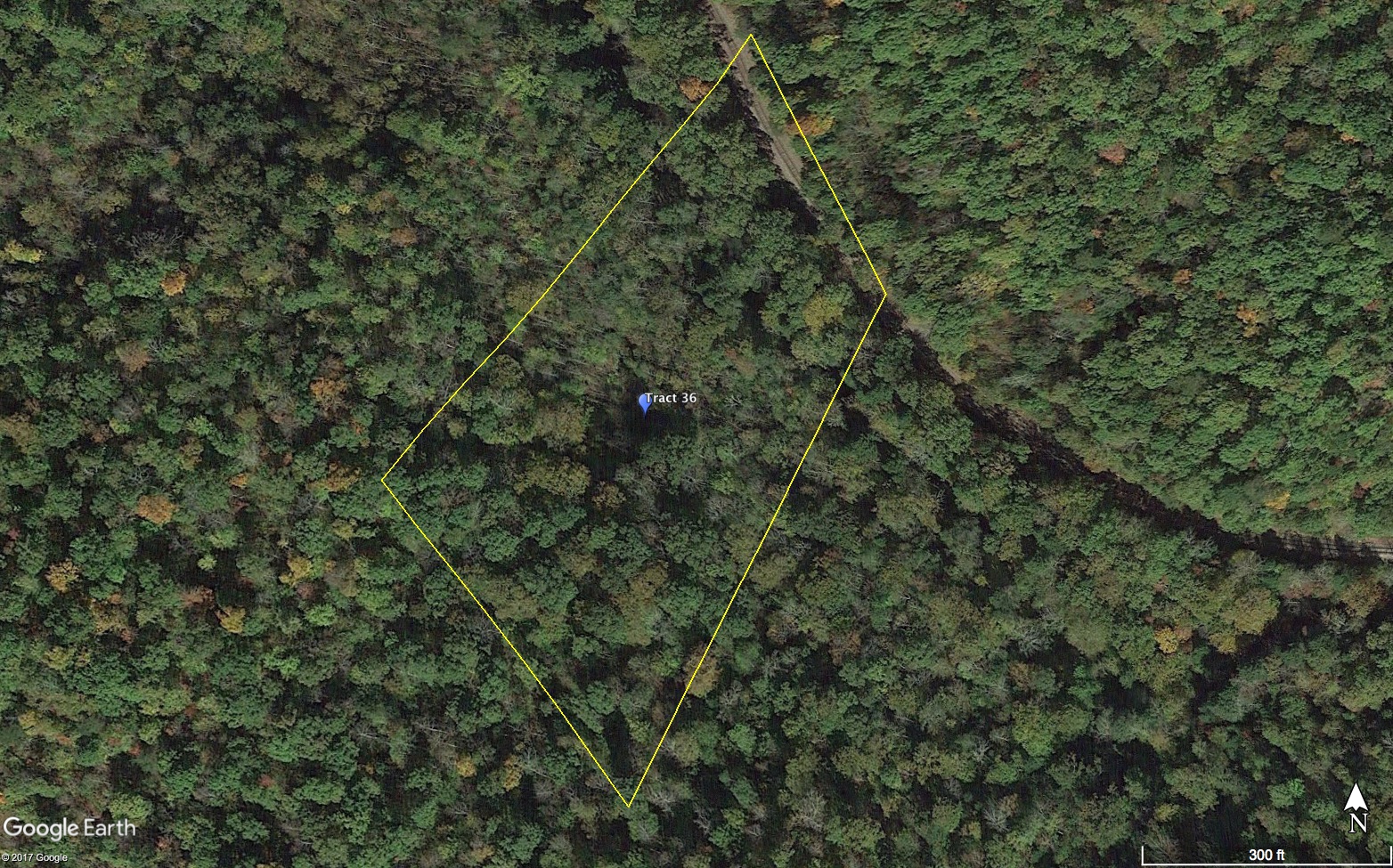 Paint Rock Creek TR36 Perimeter Outine