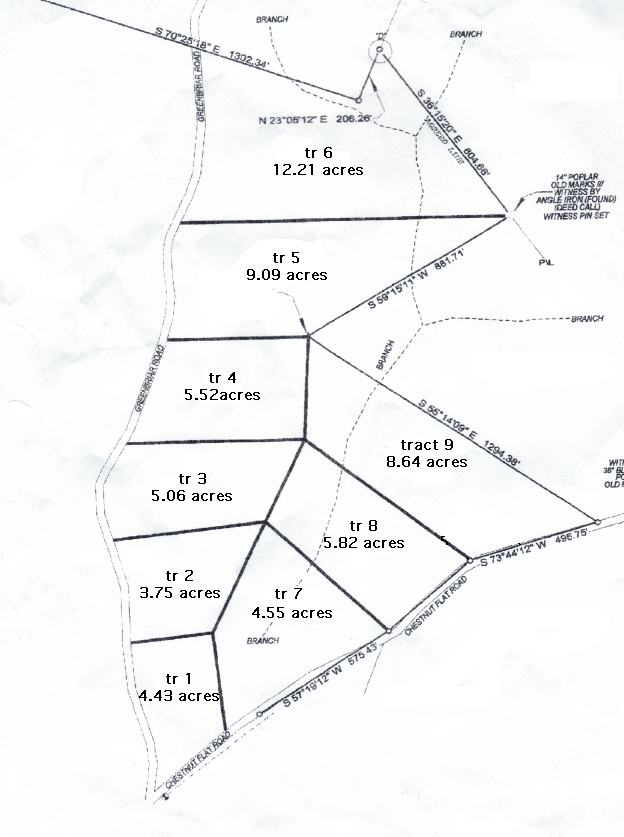 Chestnut Way Overall Land Survey