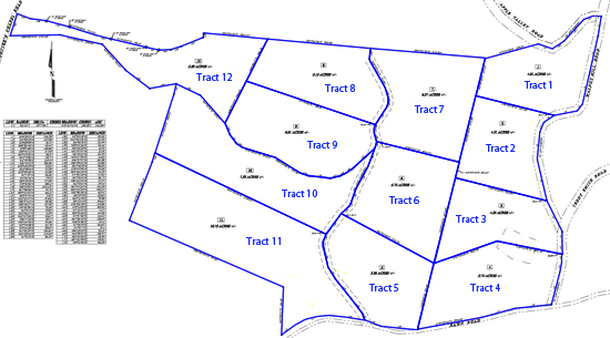 Survey of East Tennessee Land for Sale
