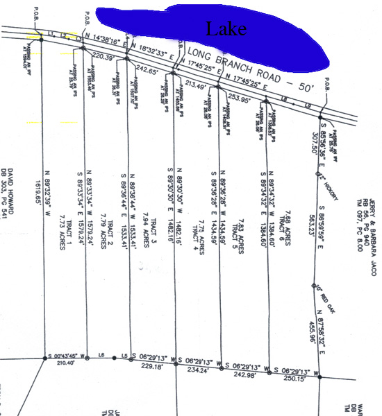 Survey of East Tennessee Land for Sale