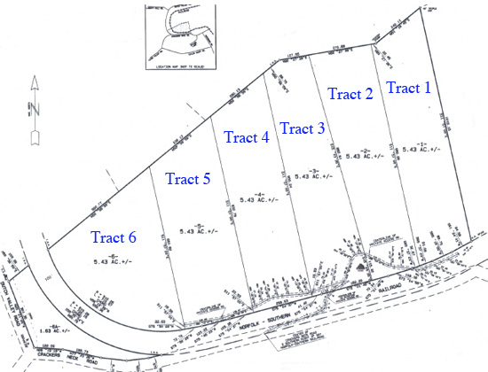 Survey of East Tennessee Land for Sale