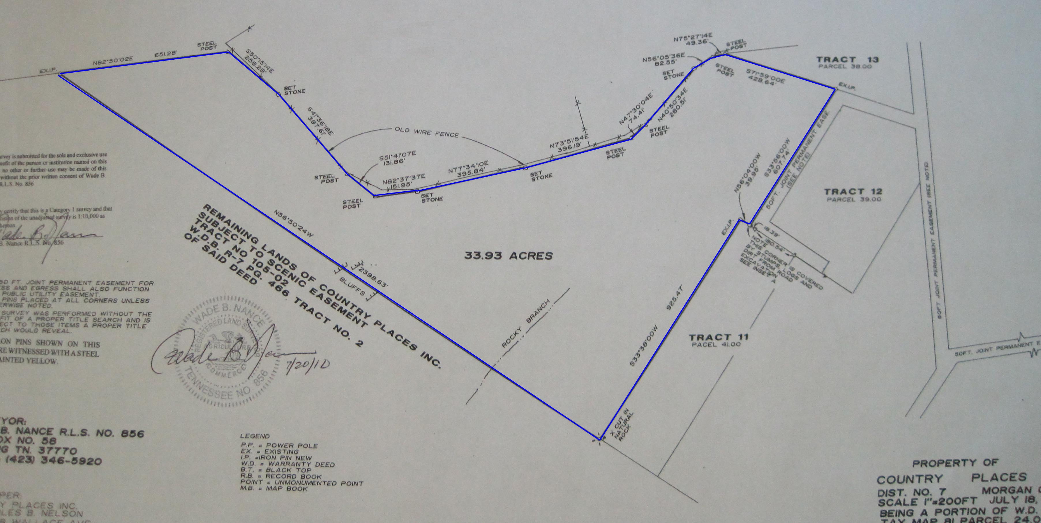 Survey of East Tennessee Land for Sale